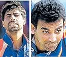 Ashish Nehra and Zaheer Khan reportedly lost their cool after they were taunted. AFP