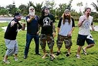 Band members of Lamb of God. dh photo