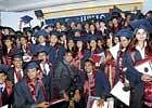 Proud Students at the IIPM convocation ceremony.