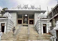 just as good The newly constructed Tirumala Tirupati Devasthanam at Vyalikaval in Malleswaram, Bangalore. DH photo