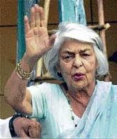 Maharani Gayatri Devi.  PTI
