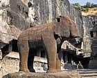 Monolithic The Kailasa elephant. photo  by sanjay acharya