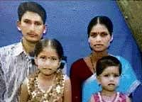 From the Album: Sunkara Srinivas and Swapna Reddy with their daughters. Courtesy: NDTV