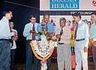 Medical Services Chief of Fr Muller Medical College Dr Sanjeev Rai inaugurating the Pre-Counselling Guidance for CET and COMED-K at the Town Hall in Mangalore on Monday. DH photo