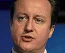 British Prime Minister David Cameron