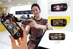 The Samsung W960, a 3-D touch-screen phone. The phone was introduced in May in South Korea, as part of the new 3-D mobile market that dont require glasses. NYT