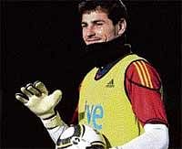 Big game beckons Iker Casillas, the Spanish captain. AFP