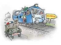 Angry passengers hijack train to Islampur