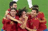Spanish Armada: Collective brilliance of players has been the secret behind Spains fantastic run into the title round of the World Cup for the first time in their history. AP