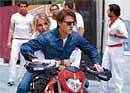 Marvellous Romantic Thriller: Tom Cruise and Cameron Diaz in a still from the movie, Knight and Day.