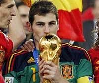 Spain goalkeeper Iker Casillas. AP Photo