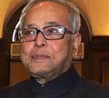 Finance Minister Pranab Mukherjee