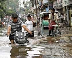 Flood like situation in Bihar. PTI
