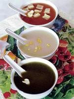Tasty: A hot soup flavoured with a pinch of cinnamon is an immunity booster.