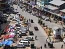 Vehicles plying on roads in Srinagar on Saturday as normal life resumes in Kashmir Valley after eleven days of curfew. PTI
