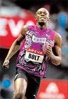 Peerless: Jamaicas Usain Bolt celebrates the 100M win in Paris on Friday. AP