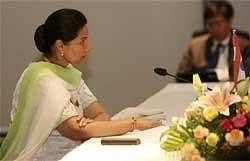 Indian Minister of State for External Affairs Preneet Kaur attends the ASEAN - India meeting in Hanoi, Vietnam Thursday, AP