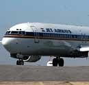Nose wheel of Jet Airways plane collapses on landing