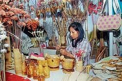 The products displayed at North East crafts fair in Mangalore. DH Photo