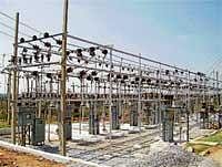 Promise Unfulfilled: The electric station for the Nirantara Jyoti Project in Masti in Malur taluk. DH Photo