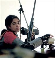 Tejaswini Sawant is the third Indian world champion in shooting, after Abhinav Bindra and Manavjit Sandhu.