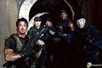 A scene from the film The Expendables