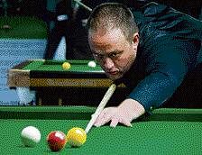 Magician: Mike Russell produced a clinical performance to outclass Pankaj Advani in the World Billiards final.