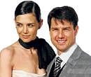Tom Cruise and Katie Holmes look good together in spite of their  height difference.