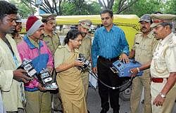 Of  the 2,707 autos inspected in the last two weeks, only four were booked for tampered meters. DH file photo.