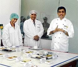 Different Palate Sanjeev Kapoor at the interaction.