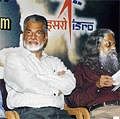Think Tank ISRO Chairman Dr K Radhakrishnan and Dr Y S Rajan (right) during Satish Dhawan Memorial Lecture at  The Institute of Engineers on Wednesday. KPN
