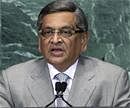 S. M. Krishna addresses a summit on the Millennium Development Goals at United Nations headquarters in New York, Wednesday, AP