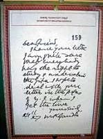 Rare find: A letter written by Mahatma Gandhi.