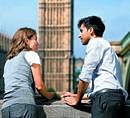Romance in the air: Love collides in London