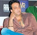 Excited:  Sanjay Dutt.  DH photo by Dinesh SK