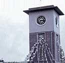 A file photo of the clock tower.