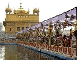 A file picture of Golden Temple. AFP