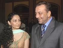 Sanjay Dutt and wife Maanyata . File photo