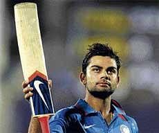 Troubleshooter: Indias Virat Kohli ended a recent lean patch with a match-winning  hundred against Australia at Visakhapatnam on Wednesday. AFP