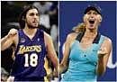 Made for Each Other: Russian tennis star Maria Sharapova is engaged to Sasha Vujacic,  the Los Angeles Lakers guard. Reuters