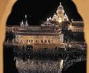 Wreathed with prayers : The Golden Temple in Diwali mode.