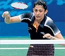 Golden girl: Ashwini Ponnappas switch to doubles paid off as she won the CWG gold in partnership with Jwala Gutta. DH photo/ Kishor Kumar Bolar