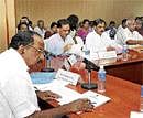 Union Minister for Law M Veerappa Moily at the vigilance committee review meeting  on Union government schemes  in Bangalore on Saturday. DH Photo