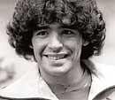 Maradona in a 1981 photo.
