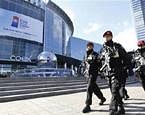 Armed policemen patrol outside a venue of the G20 Seoul Summit in Seoul November 9, 2010. Reuters