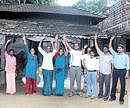 Parents and well-wishers of Mamatha celebrate Indias victory in kabbadi at the 16th Asian Games in Guangzhou in China, at her native Hermunde in Karkala. DH Photo