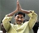 YS Jaganmohan Reddy at his residence in Hyderabad on Monday.  PTI