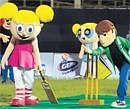 Toon characters on field