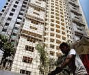 A view of the underconstruction flats of the controversial Adarsh Housing Society located at Colaba in Mumbai on Saturday. PTI Photo