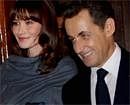 French President Nicolas Sarkozy and his wife Carla Bruni . PTI